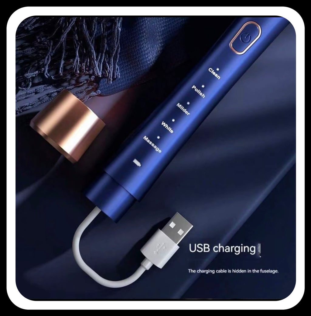 Cepillo de dientes eléctrico con carga USB