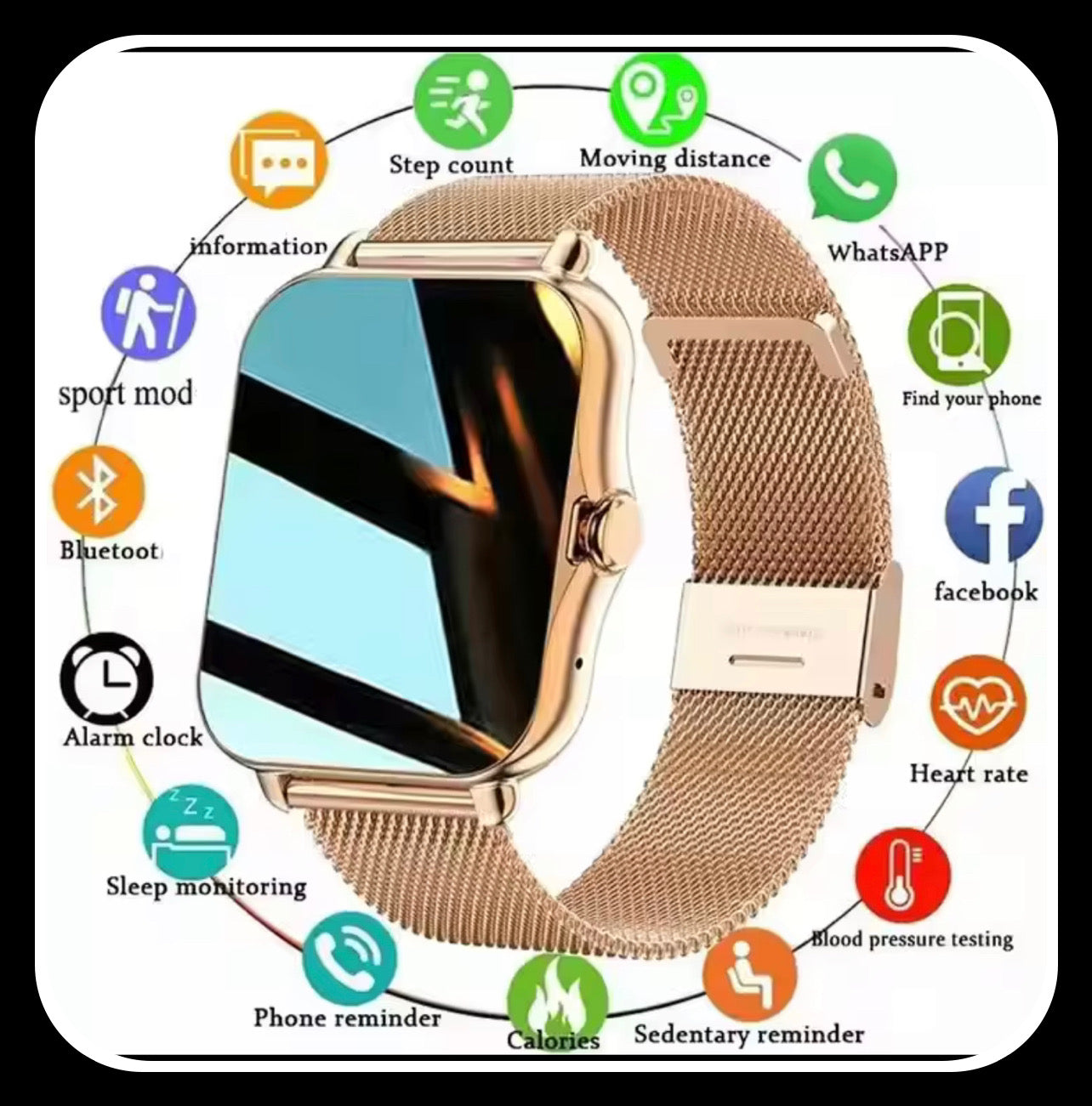 Reloj inteligente multifuncional,