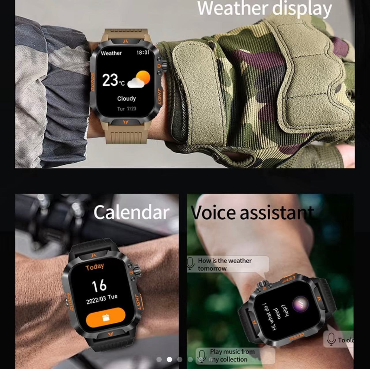 Reloj inteligente para hombres y mujeres