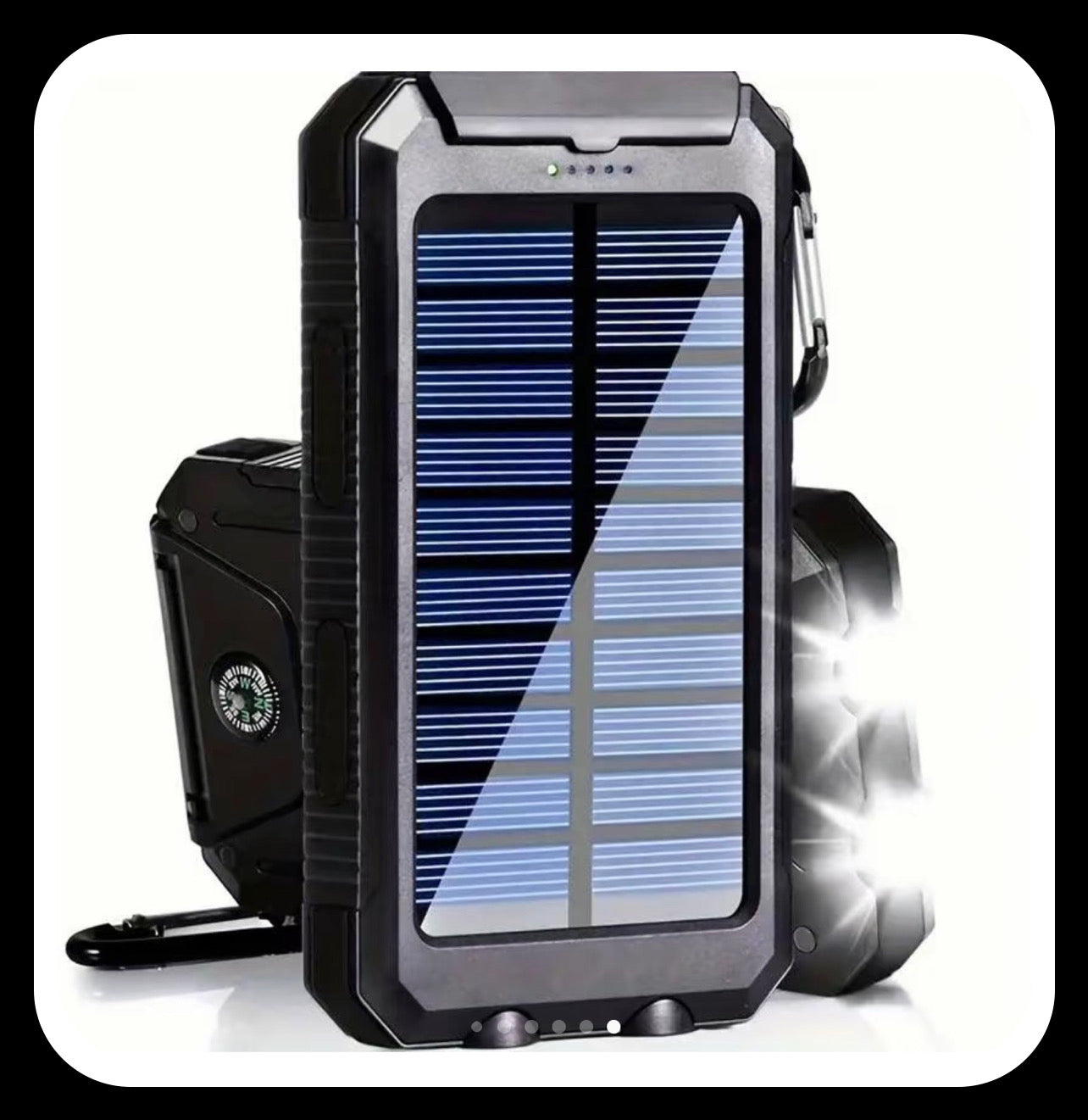 Batería solar portátil de 10000mAh,