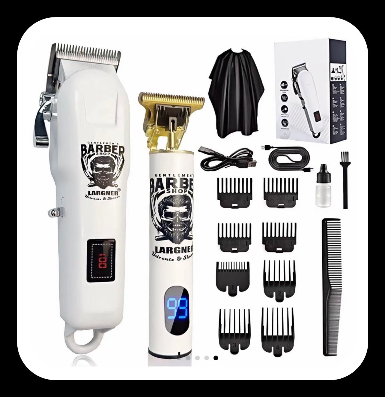 Kit profesional de cortadora de pelo y afeitadora,